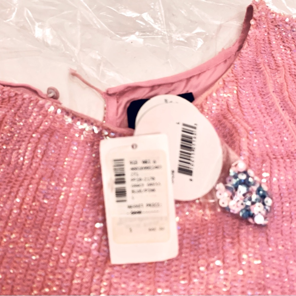 Retrofete Grace Sequin Colorblock Dress - Picture 15 of 16